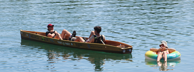 Race day on the Danube Island